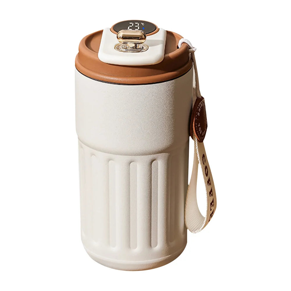 Smart thermos with LED display