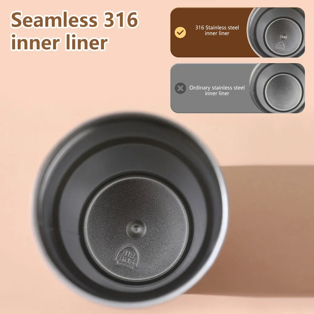 Smart thermos with LED display